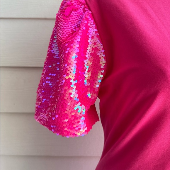 Judith March Vibrant Pink Midi party dress - Picture 7 of 8